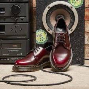 Dr. Martens 1461 Vegan Cherry Red Oxfords DMs Docs